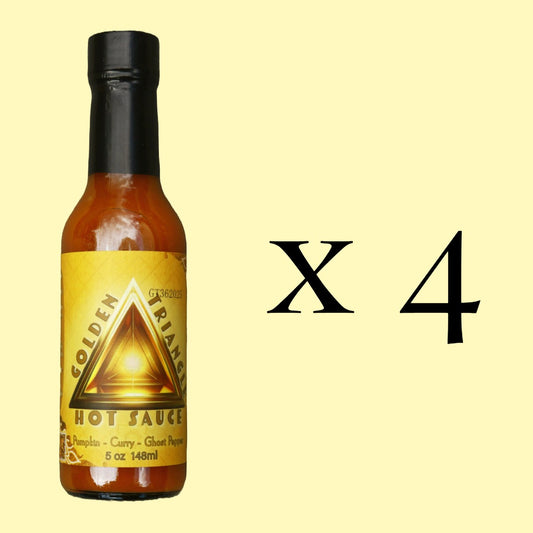 Golden Triangle Pumpkin Curry Hot Sauce discounted 4 pack