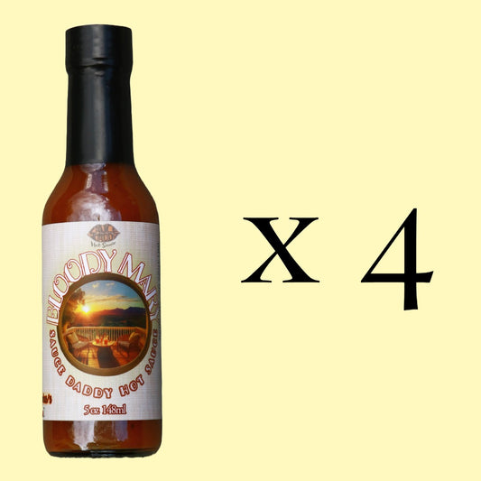 Bloody Mary Hot Sauce discounted 4 pack