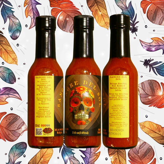 Mango Roja Hot Sauce  "Sangre Del Sol"