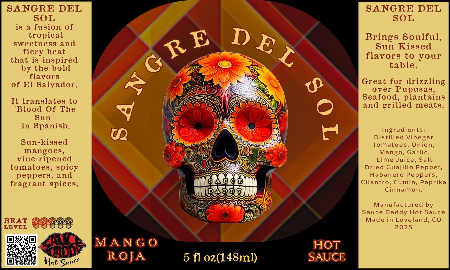Sangre Del Sol Mango Roja Taco Sauce Discounted 4 pack