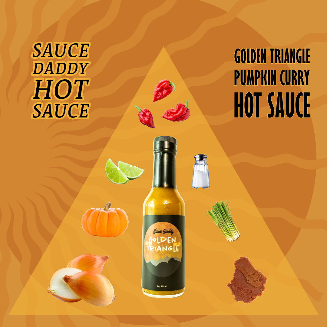 Triangular Sauce A Guide to the Golden Triangle Pumpkin Curry Hot Sauce's Rich flavors ...