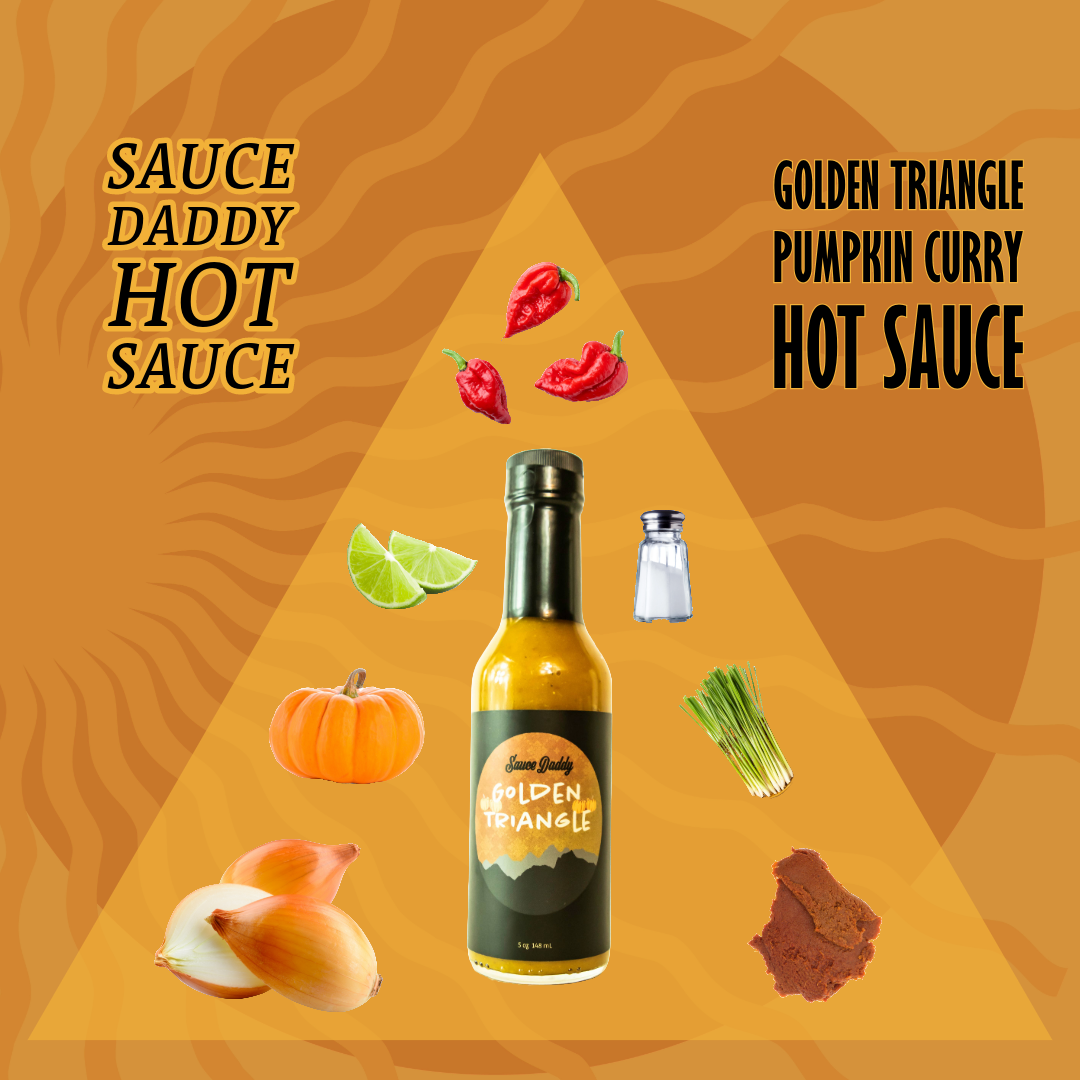 A Guide to the Golden Triangle Pumpkin Curry Hot Sauce's Rich flavors.