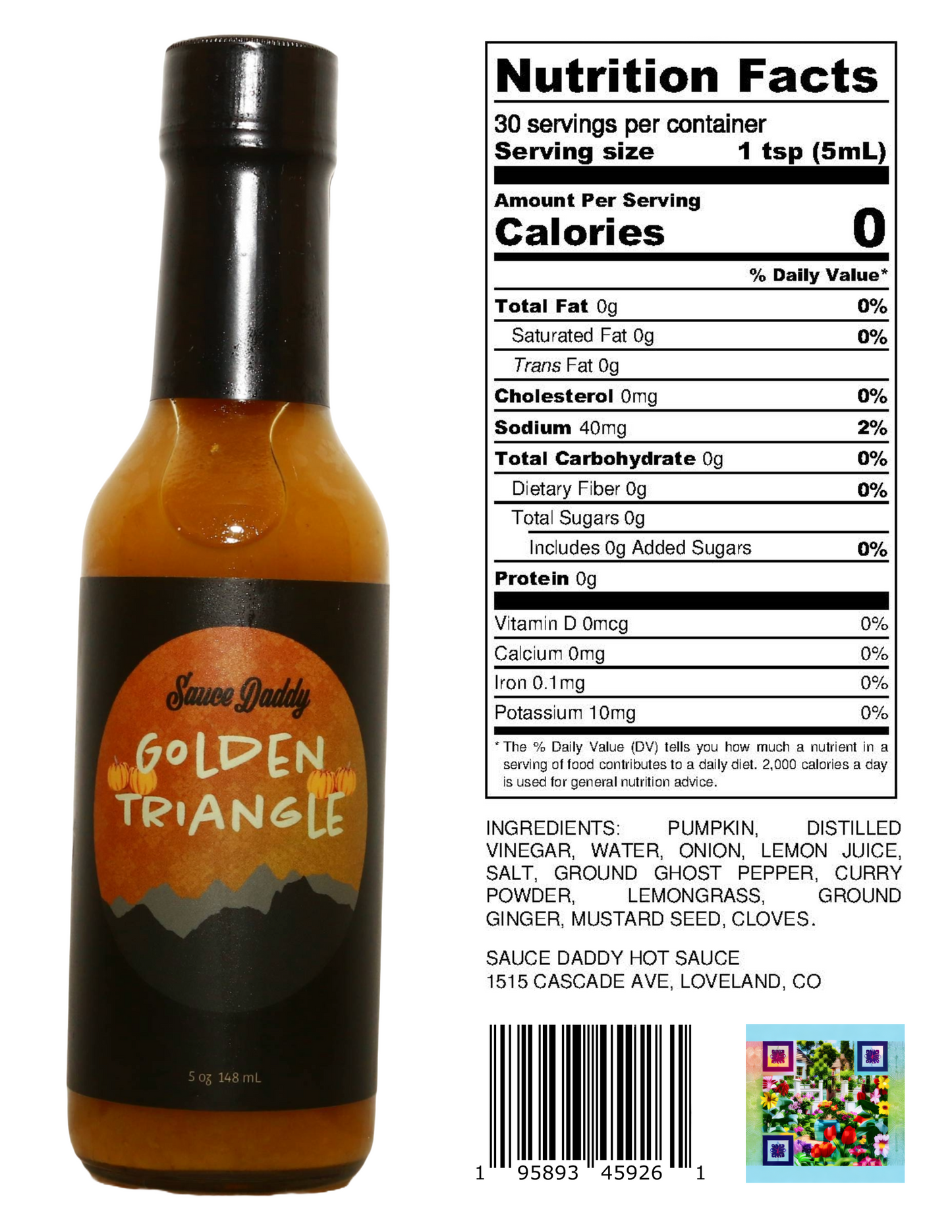 Golden Triangle Pumpkin Curry Hot Sauce