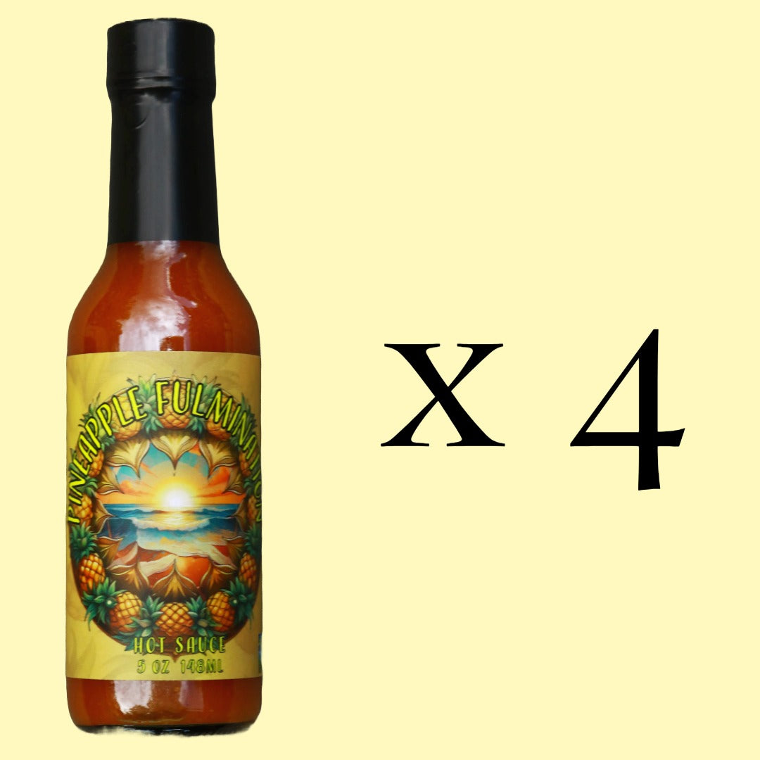 Pineapple Fulmination Hot Sauce Discounted 4 pack