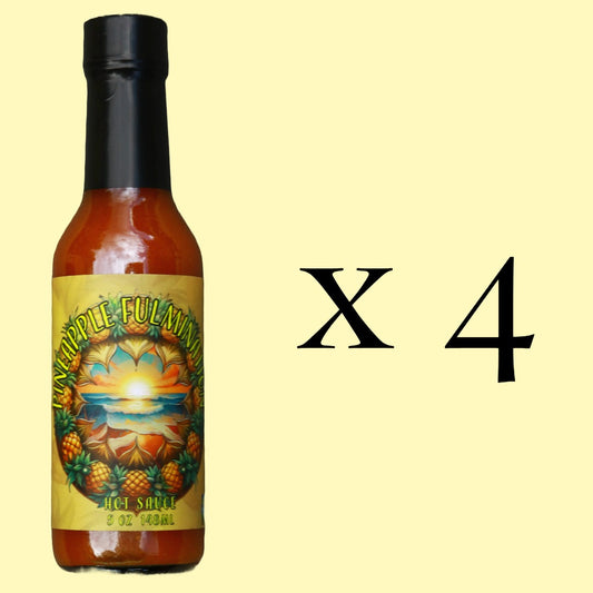 Pineapple Fulmination Hot Sauce Discounted 4 pack