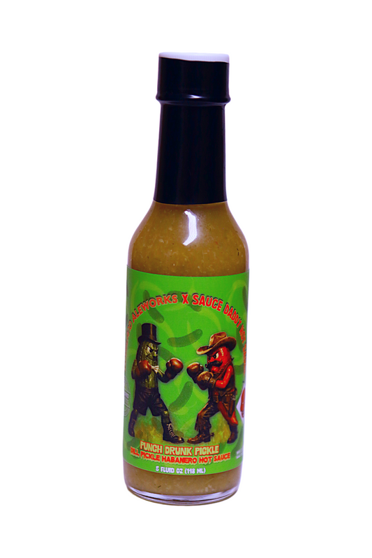Punch Drunk Pickle Habanero Hot Sauce