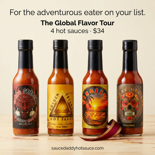 The Global Flavor Tour | Hot Sauce Gift 4-Pack